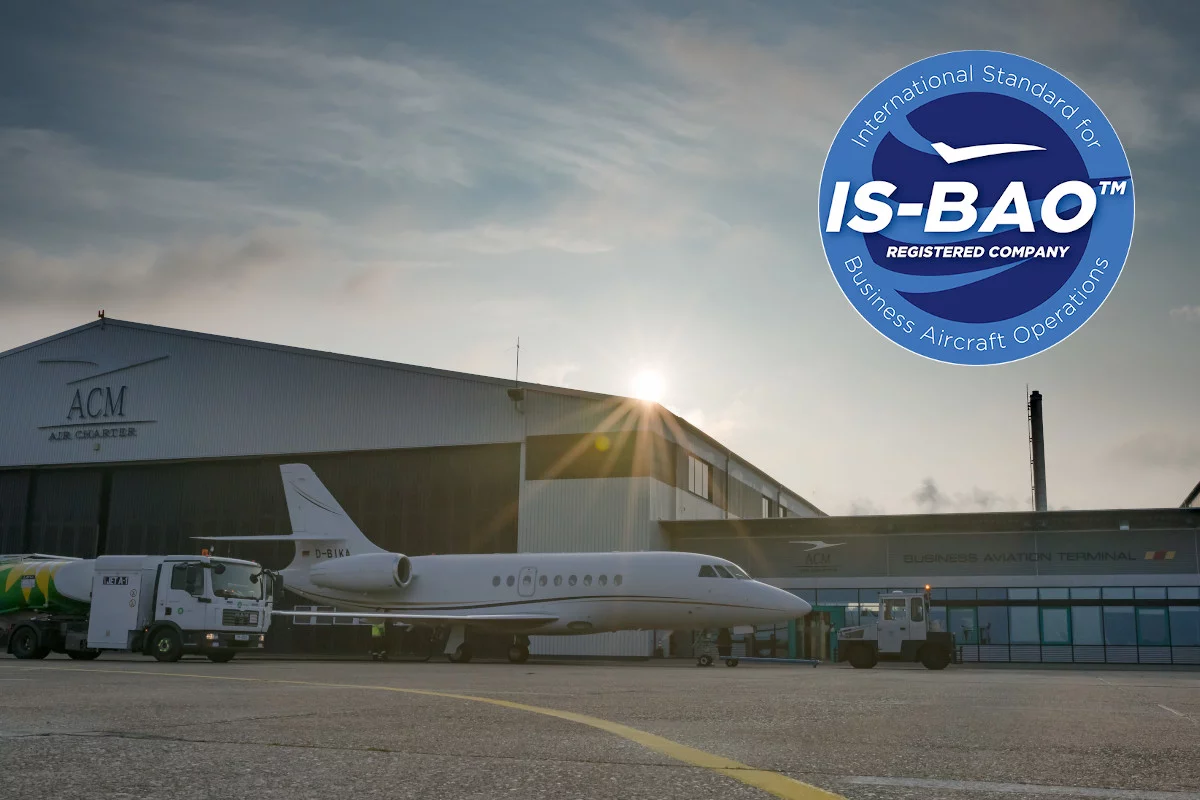 ACM AIR CHARTER has once again been certified at IS-BAO Level 3
